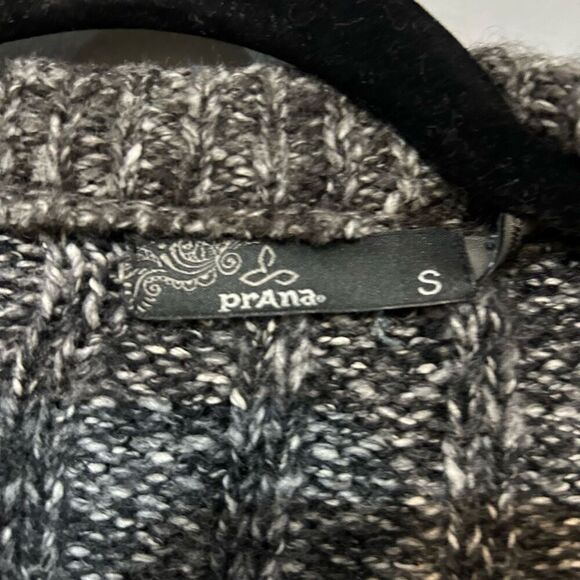 PrAna Angelica Duster button sweater gray‎ women’s size S - Picture 3 of 9